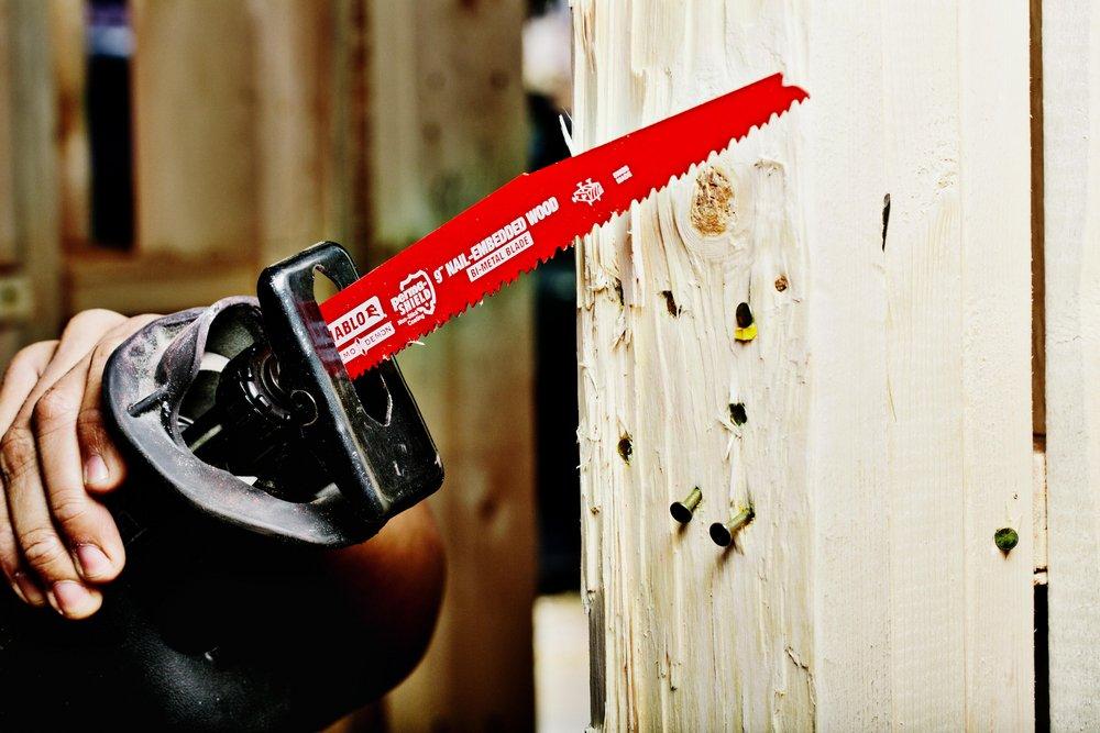 Diablo Tools Red 9 in. Reciprocating Saw 5 Piece (Pack of 5) 