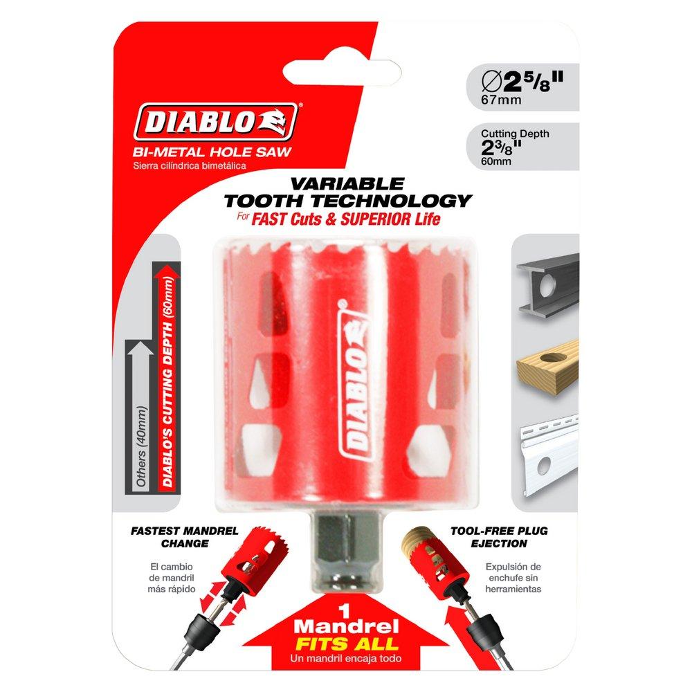 Diablo Tools Red Hole Saw 1 Piece 