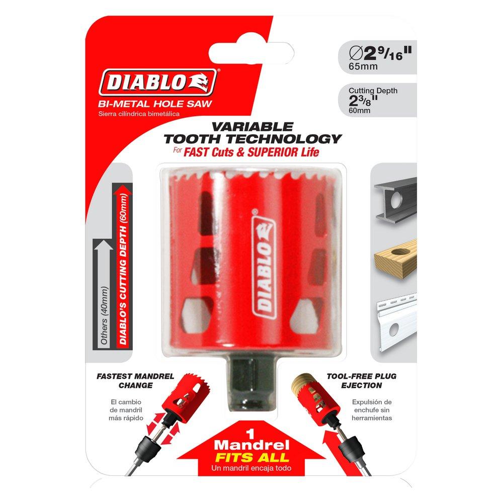 Diablo Tools Red Hole Saw 1 Piece 