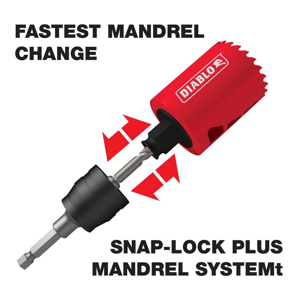 Diablo Tools Black 7/16 in. Mandrel System 1 Piece 