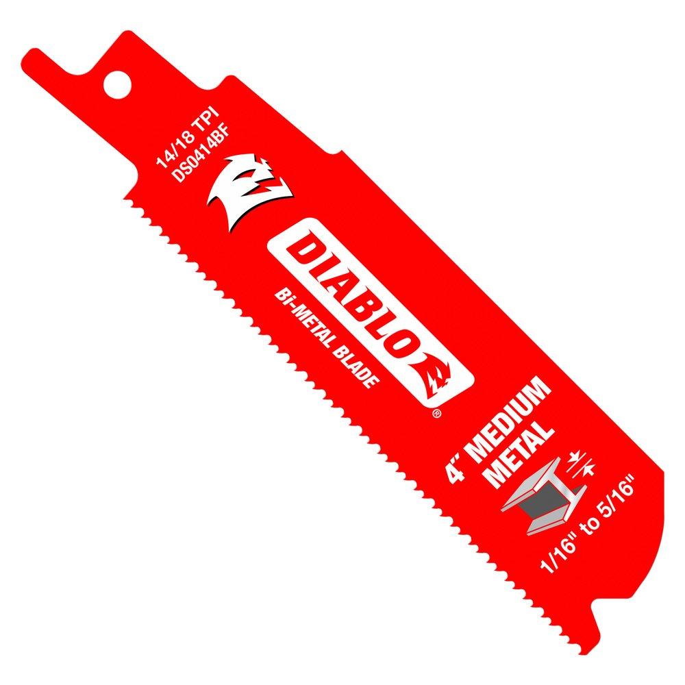 Diablo Tools Red Bimetal Reciprocating Saw Blade 5 Pack 