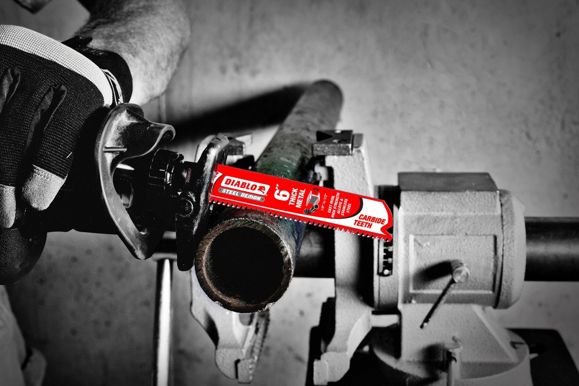 Diablo Tools Red 9 in. Carbide Tipped for Reciprocating Saw Blade 3 Pack 