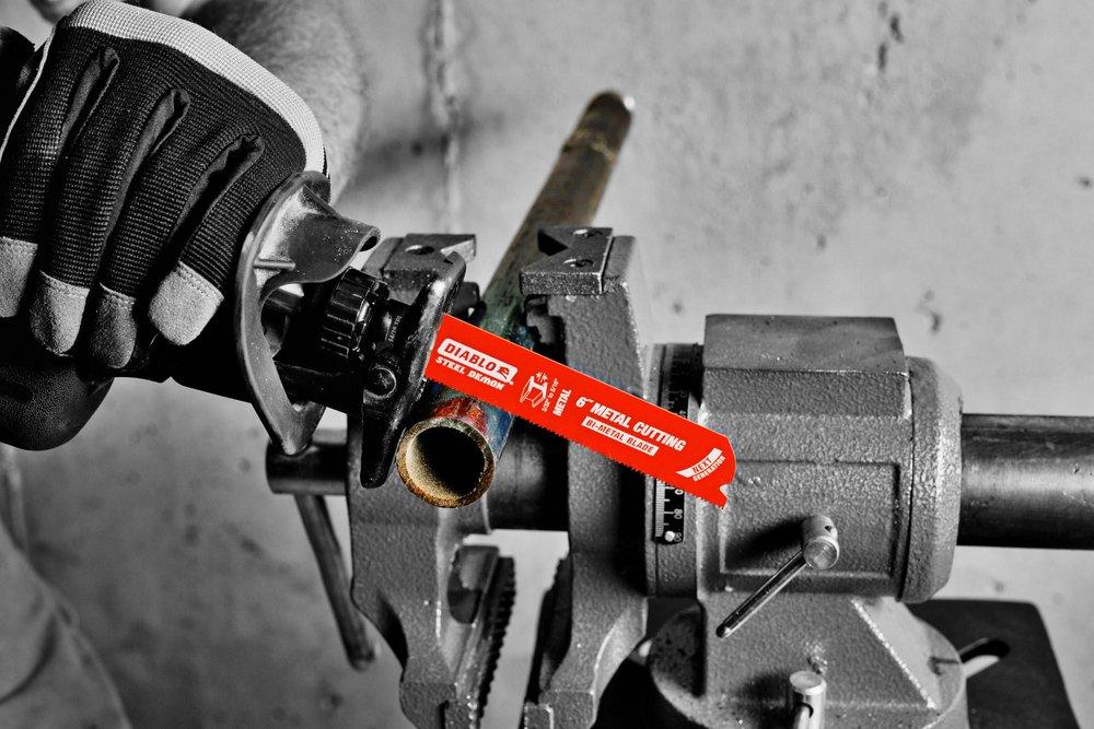 Diablo Tools Red 6 in. Reciprocating Saw 3 Piece (Pack of 5) 