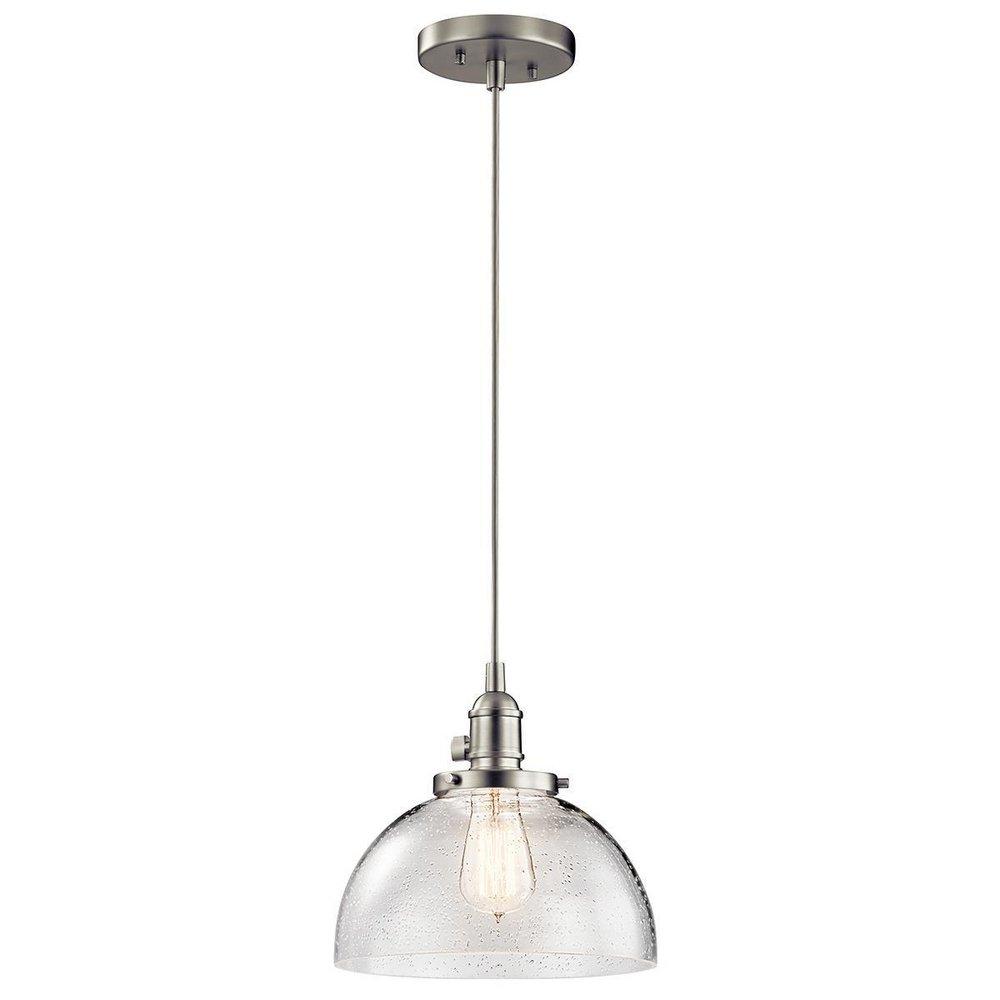 Kichler Lighting Brushed Nickel 100W 1-Light Medium E-26 Base Pendant 