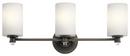 Kichler Lighting Olde Bronze 9-1/4 in. 30W 3-Light Medium E-26 Base Vanity Light 