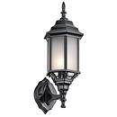 100W 1-Light Incandescent Outdoor Wall Sconce in Black