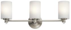 3-Light 30W Bath Light in Brushed Nickel
