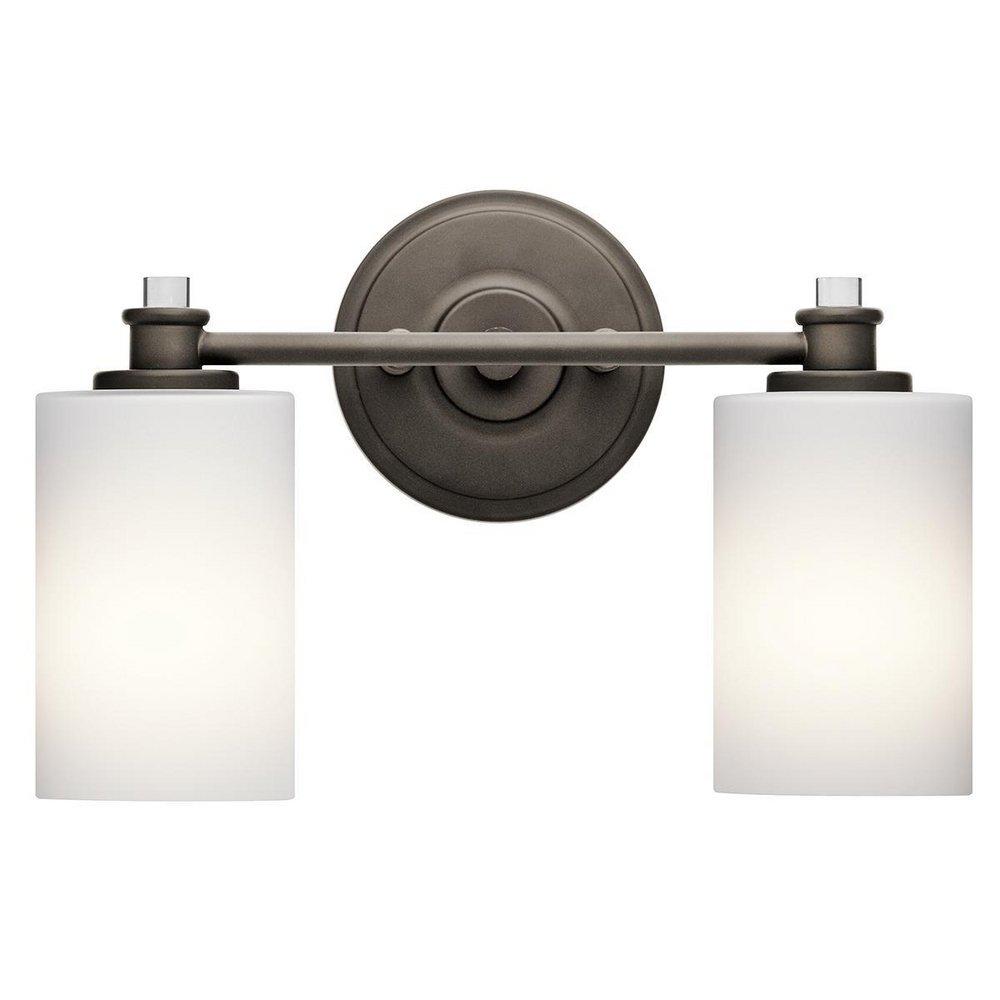 Kichler Lighting Olde Bronze 30W 2-Light Medium E-26 Incandescent Bath Light 