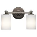 Kichler Lighting Olde Bronze 30W 2-Light Medium E-26 Incandescent Bath Light 