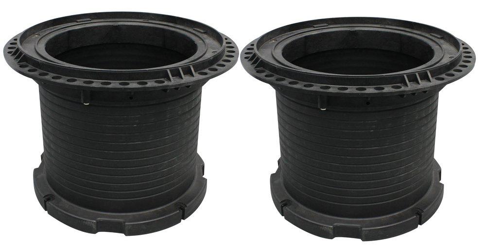 ENDURA SEPARATION TECHNOLOGIES Grey Grease Interceptor Extension Riser Pair 