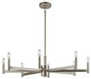 Kichler Lighting Satin Nickel 60W 8-Light Candelabra E-12 Incandescent Chandelier 