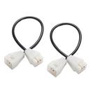 6 in. Interconnect Cable in White for 6HS27K06AL LED Hard Strip