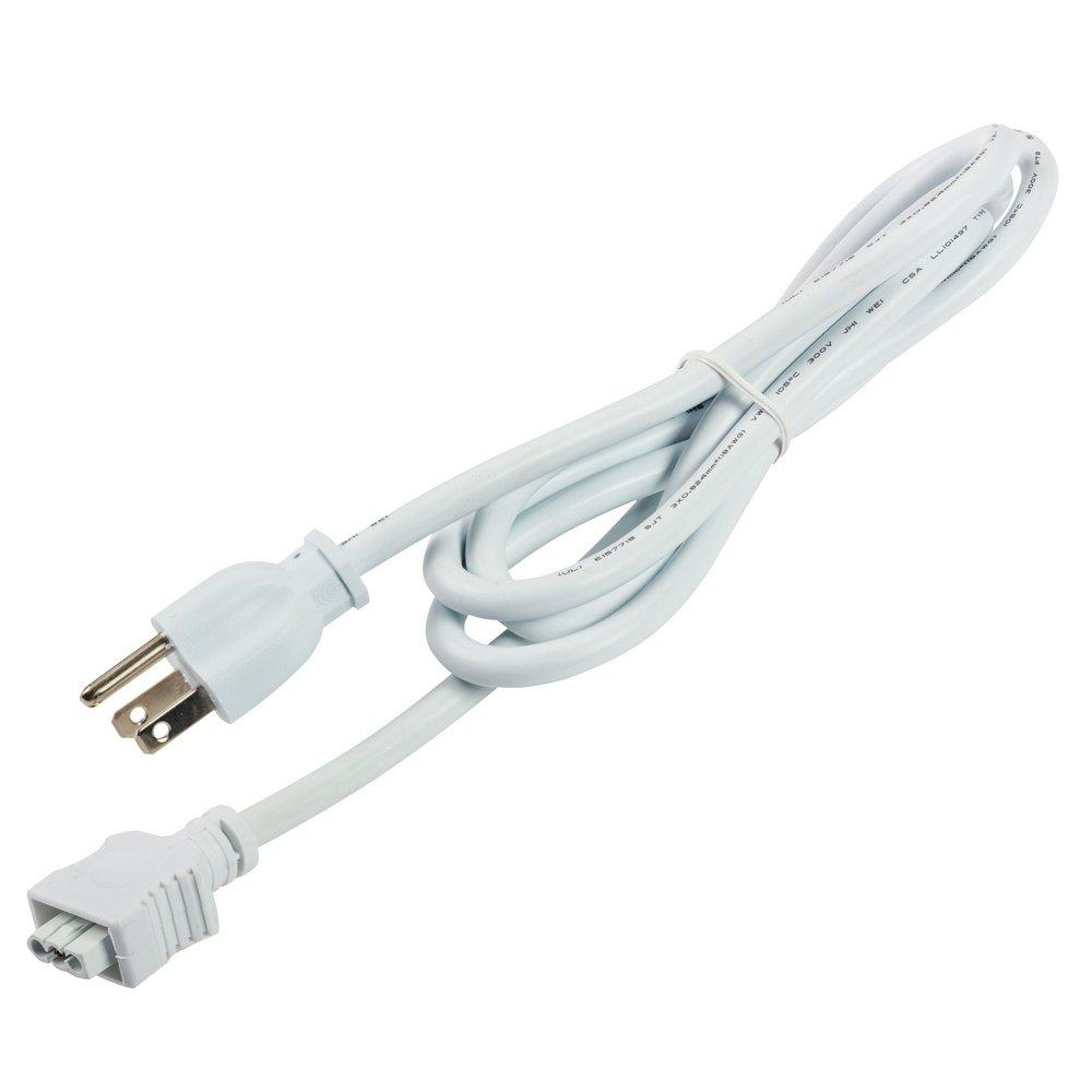 Kichler Lighting White Prong Plug Cord 