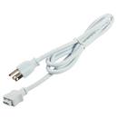 Prong Plug Cord in White