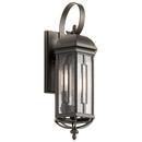 Kichler Lighting Olde Bronze 18 in. 60W 2-Light Candelabra E-12 Base Outdoor Wall Sconce 