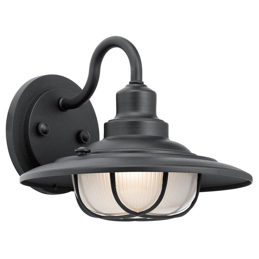 Kichler Lighting Textured Black 75W 1-Light Incandescent Outdoor Wall Sconce 