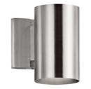1-Light 65W Outdoor Wall Cylinder in Brushed Aluminum