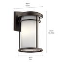 Kichler Lighting Olde Bronze 1-Light 25W Outdoor Wall Light 