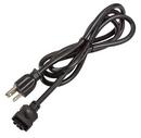 Kichler Lighting Black Prong Plug Cord 