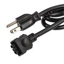 62 in. 3-Prong Cord in Black