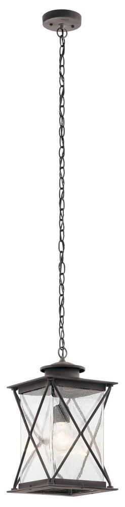 Kichler Lighting Weathered Zinc 150W 1-Light Medium E-26 Incandescent Outdoor Pendant 