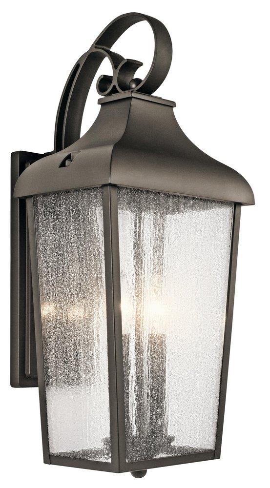 Kichler Lighting Olde Bronze 21-1/2 in. 60W 2-Light Outdoor Wall Lantern 