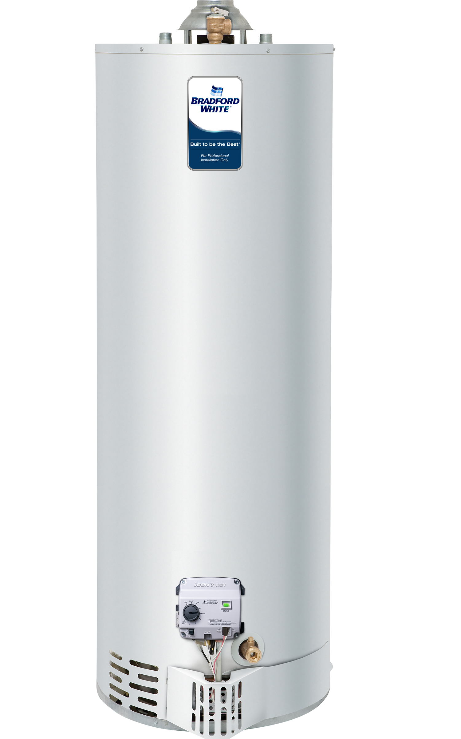 Bradford White Tall 34 MBH Residential Natural Gas Water Heater 