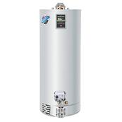 Silo image of residential water heater.