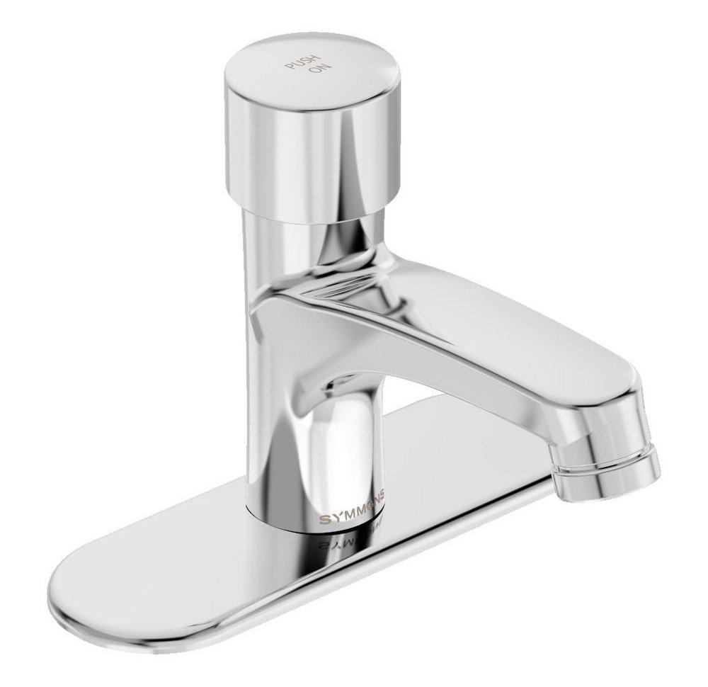 Symmons Industries Polished Chrome Single Handle Monoblock Bathroom Sink Faucet 