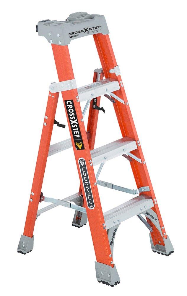 Louisville Ladder Fiberglass 300 lb. Step Ladder 