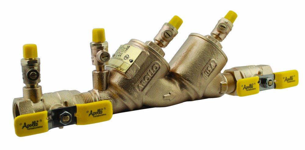 Apollo Valves Satin Brass Bronze Female Swivel Nut x FNPT Double Check Valve 