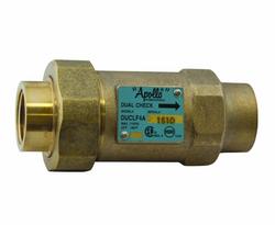 1 in Bronze FPT Dual Check Valve