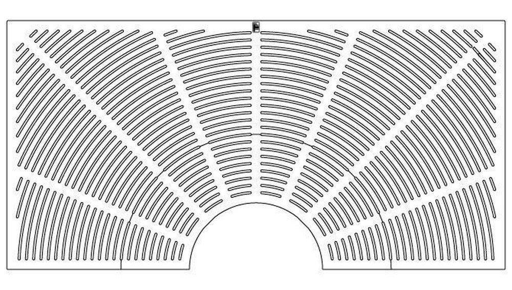EJ 8955 60 SQ 16D TREE GR 1/2 ADA *X 