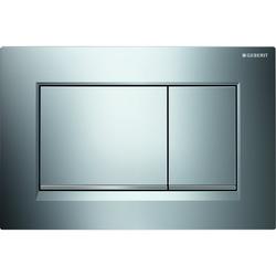 Wall Mount Dual Flush Actuator Plate in Polished Chrome and Matte Chrome