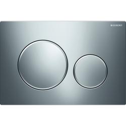 Wall Mount Dual Flush Actuator Plate in Polished Chrome and Matte Chrome