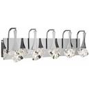 24.9W 5-Light LED Vanity Fixture in Polished Chrome