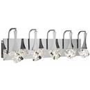 &eacute;lan Polished Chrome 24.9W 5-Light LED Vanity Fixture 