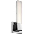 &eacute;lan Polished Chrome 16W -Light Integrated LED Wall Sconce 