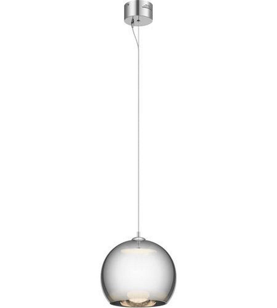 &eacute;lan Polished Chrome 11-3/4 in. 5.4W 1-Light Integrated LED Mini Pendant 