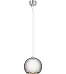 11-3/4 in. 5.4W 1-Light Integrated LED Mini Pendant in Polished Chrome