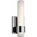 4-1/4 x 13 in. 21W 1-Light LED Wall Sconce in Polished Chrome
