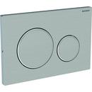 Flush Actuator Plate in Brushed Nickel