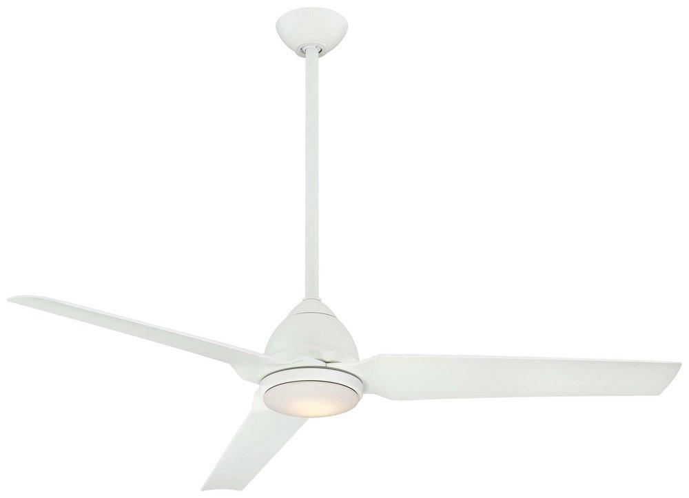 54 in. 3-Blade LED Outdoor Ceiling Fan with Remote Control in Kocoa 