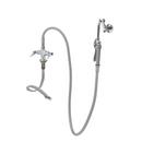 T&S Brass Polished Chrome 5.27 gpm 1 Hole Deck Mount Pantry Base Faucet with Double Lever Handle 
