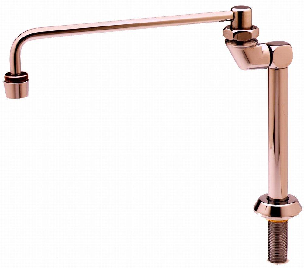 T&S Brass Chrome Lead Law Compliant CHINESE PEDESTAL FAUCET 1/2 NPT MALE INLET 6 OUTLET CLEARANCE 