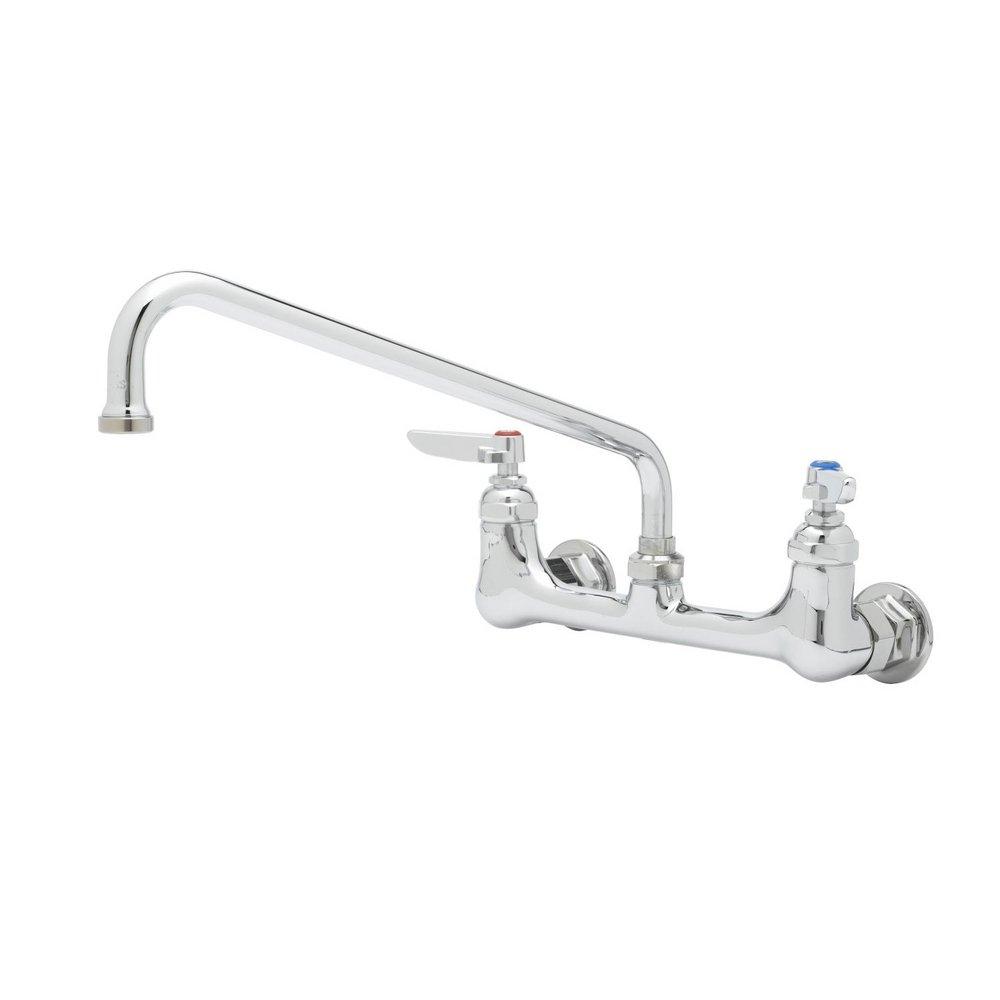 8" Wall Mount Faucet w/ Eternas, 10" Swing Nozzle (061X), 00EE Inlets 