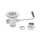 T&S Brass WASTE DRAIN VALVE SHORT TWIST HANDLE 3-1/2 X 2 & 1-1/2 ADAPTER 