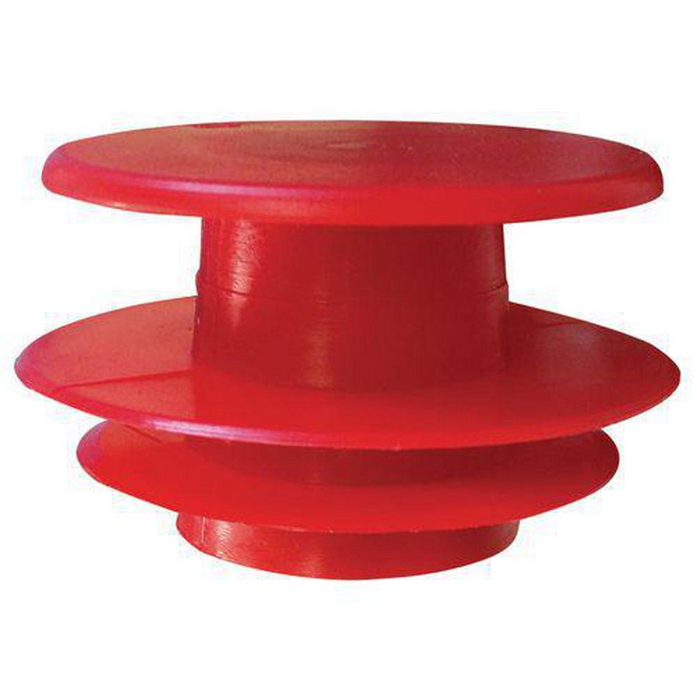 Essentra Components Red MPT Schedule 40 and 80 LDPE Plug in Red 