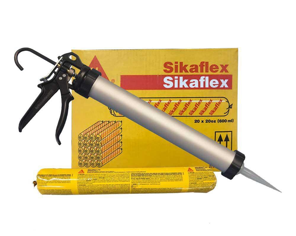 Sika Aluminum Grey Elastomeric and Plastic Sealant 