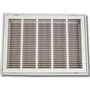 Shoemaker Manufacturing Soft White 20 in. Filter Grille Stamped Face in Soft White Steel 
